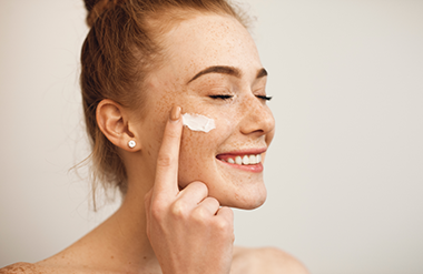 Soin hydratant du visage